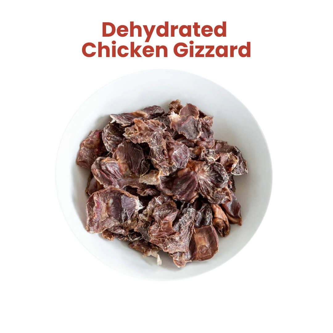 Dehydrated Chicken Gizzard Dog Treats Happy Doggo